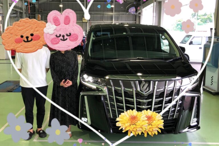 納車式 岡山市H様 アルファード