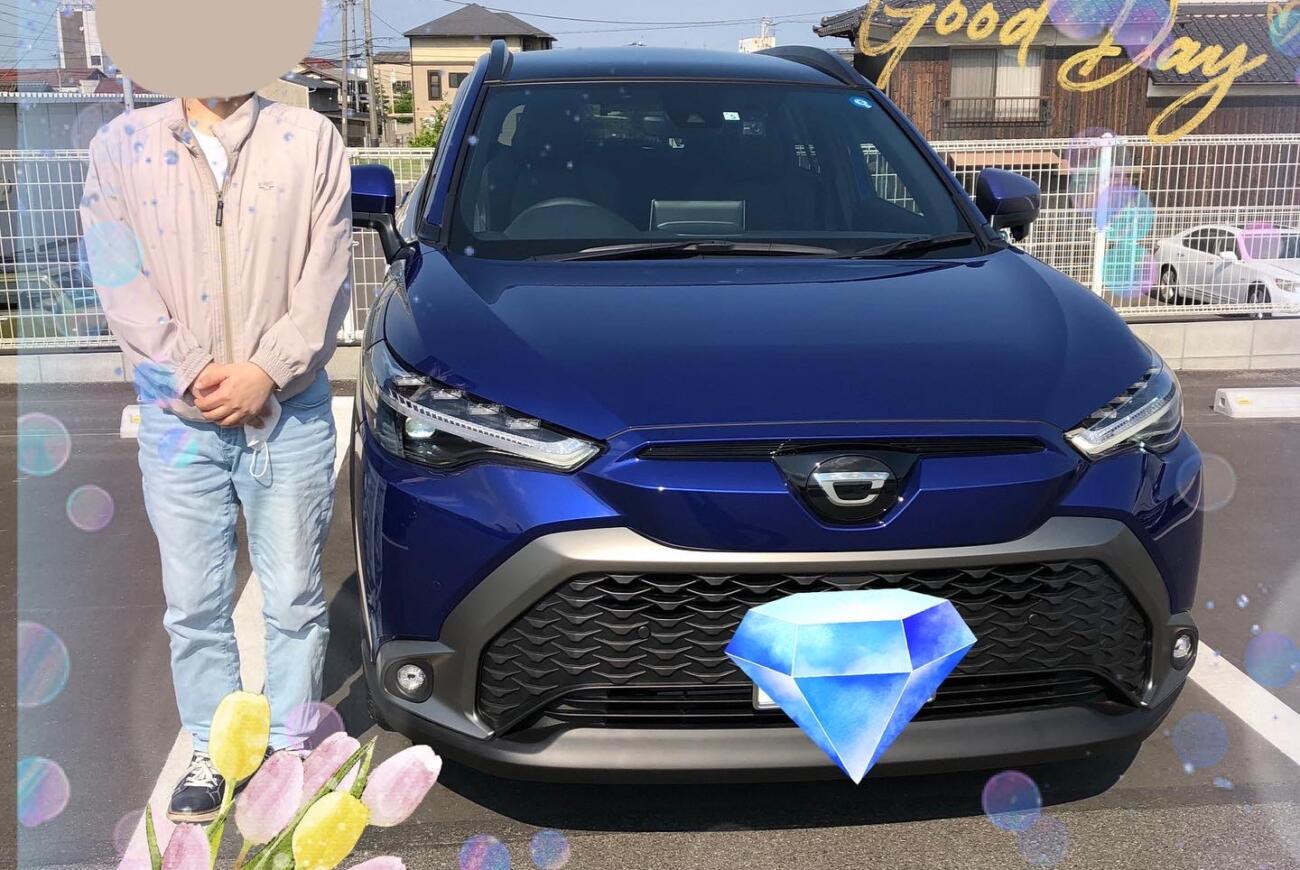 納車式 岡山市K様 カローラクロス