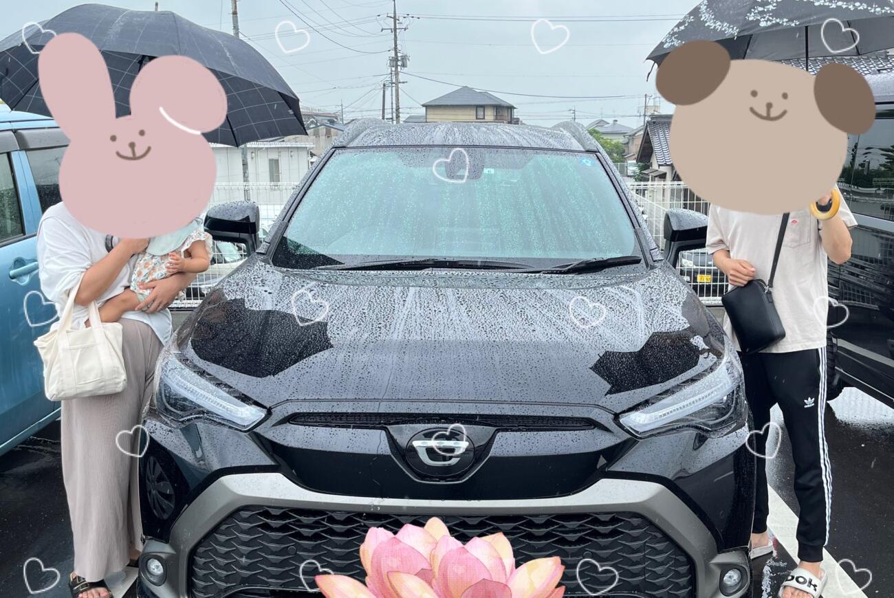 納車式 倉敷市N様 カローラクロス