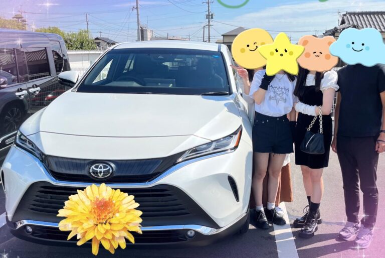 納車式 倉敷市I様 ハリアー