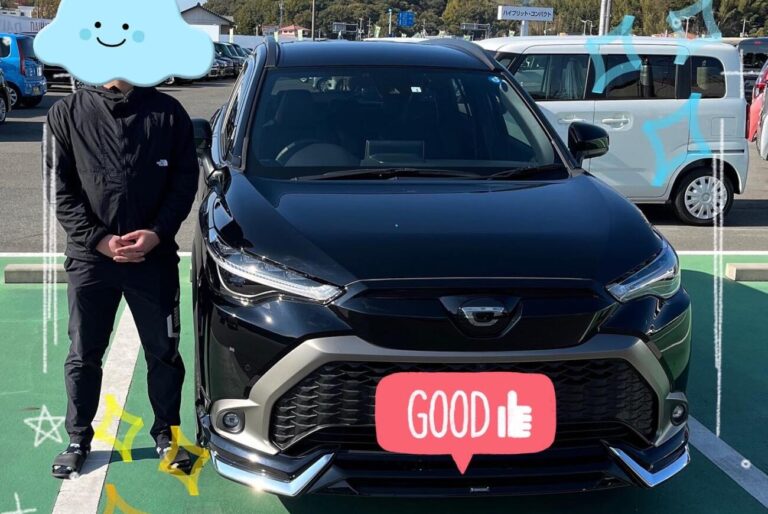 納車式 赤磐市M様 カローラクロス