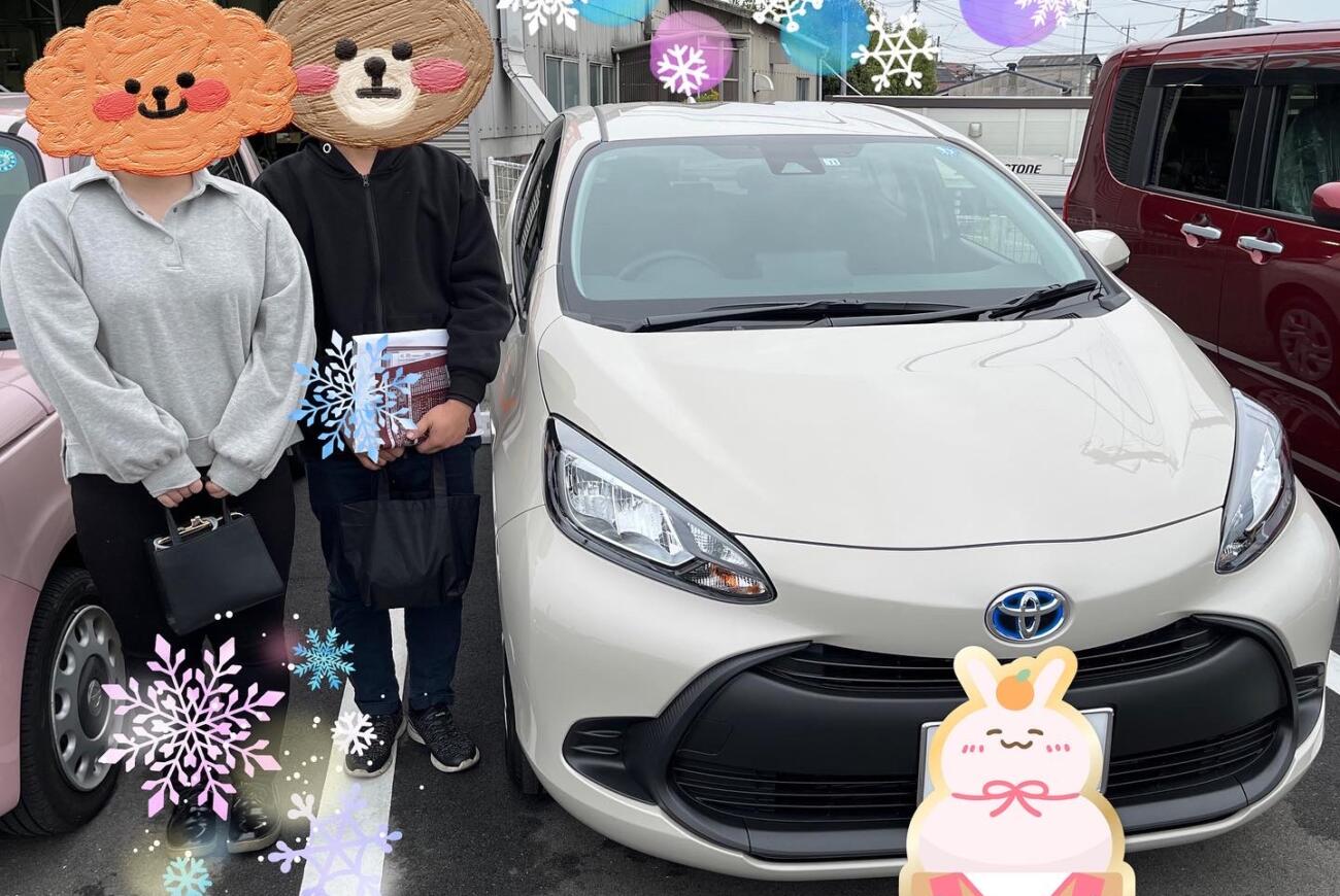 納車式 岡山市N様 アクア