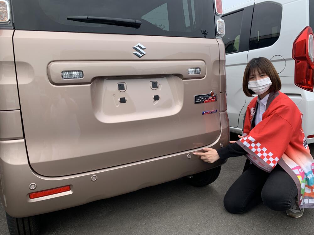 4つあるパーキングセンサー