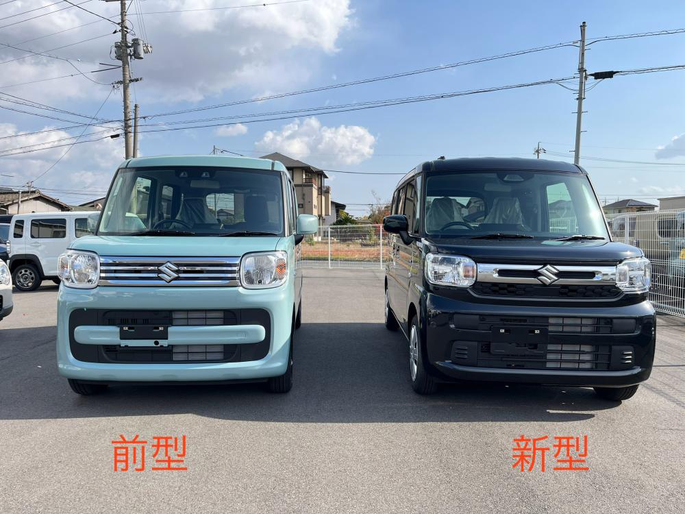 前型スペーシアと新型スペーシア