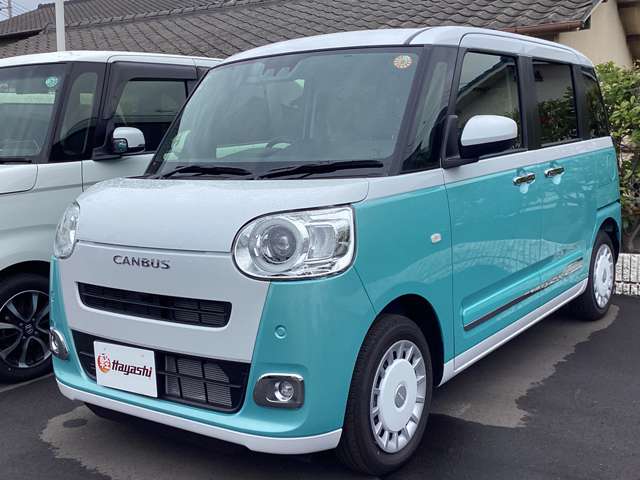 ダイハツ ムーヴキャンバス ストライプスG 届出済未使用車 走行距離1,000km以下 車検1年以上あり 車台番号340