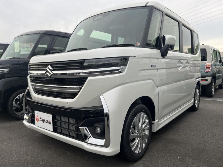 スズキ スペーシア カスタム HYBRID GS 届出済未使用車 走行距離10km以下 車検1年以上あり 車台番号620