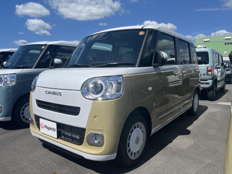 ダイハツ ムーヴキャンバス ストライプスG 届出済未使用車 走行距離1,000km以下 車検1年以上あり 車台番号618