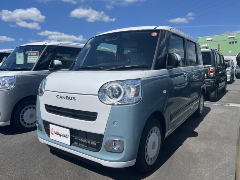 ダイハツ ムーヴキャンバス ストライプスG 届出済未使用車 走行距離1,000km以下 車検1年以上あり 車台番号173