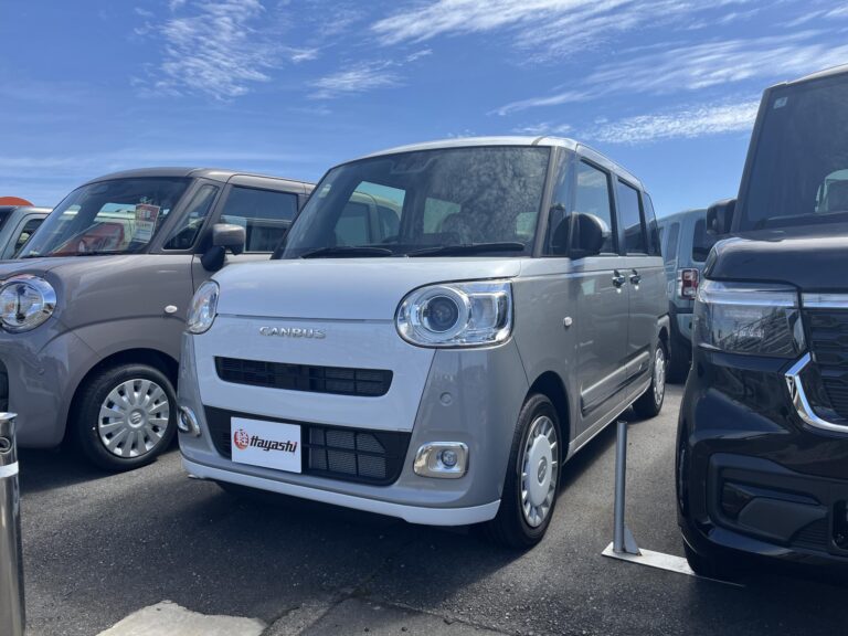 ダイハツ ムーヴキャンバス ストライプスG 届出済未使用車 走行距離10km以下 車検1年以上あり 車台番号249