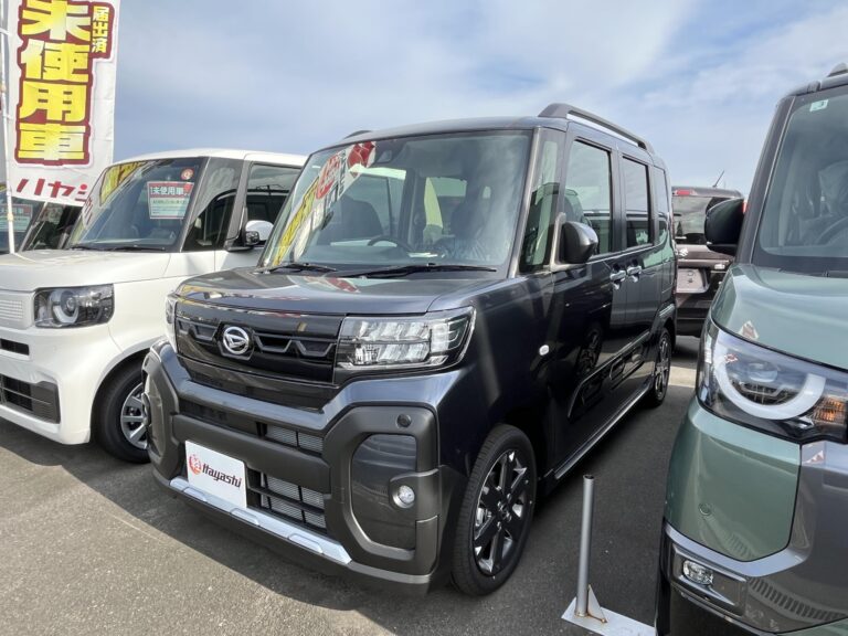 ダイハツ タントファンクロス ターボ 届出済未使用車 走行距離10km以下 車検1年以上あり 車台番号935