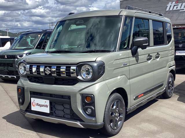 スズキ スペーシアギア HYBRID XZ 届出済未使用車 走行距離10km以下 車検1年以上あり 車台番号616