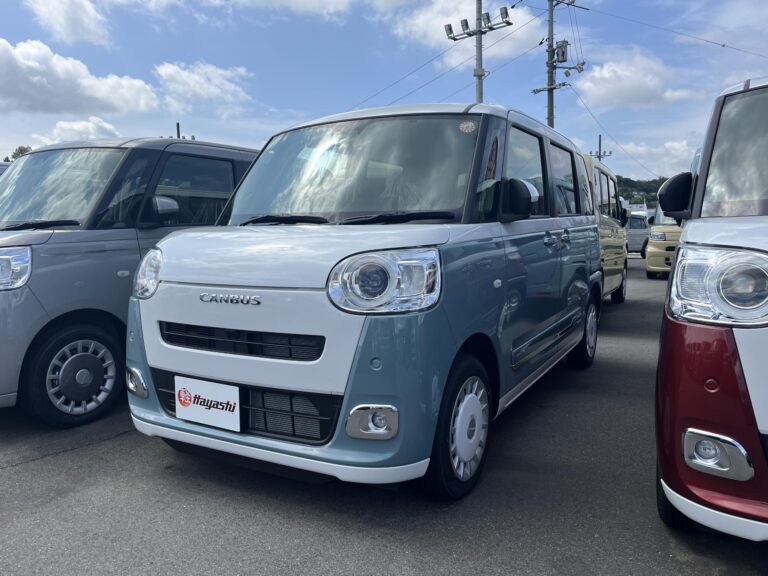 ダイハツ ムーヴキャンバス ストライプスG 届出済未使用車 走行距離1,000km以下 車検1年以上あり 車台番号450