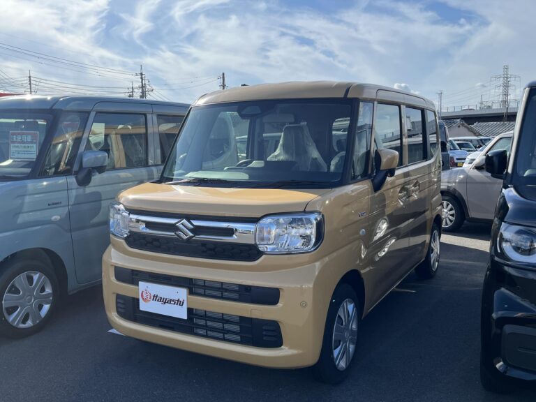 スズキ スペーシア HYBRID G 届出済未使用車 走行距離10km以下 車検1年以上あり 車台番号318