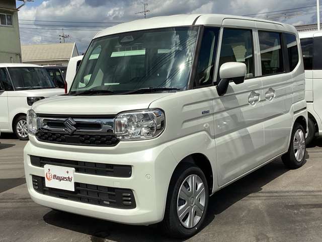 スズキ スペーシア HYBRID G 届出済未使用車 走行距離10km以下 車検1年以上あり 車台番号169