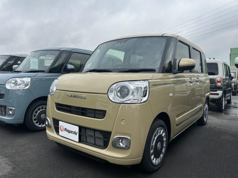 ダイハツ ムーヴキャンバス セオリーG 届出済未使用車 走行距離10km以下 車検1年以上あり 車台番号549