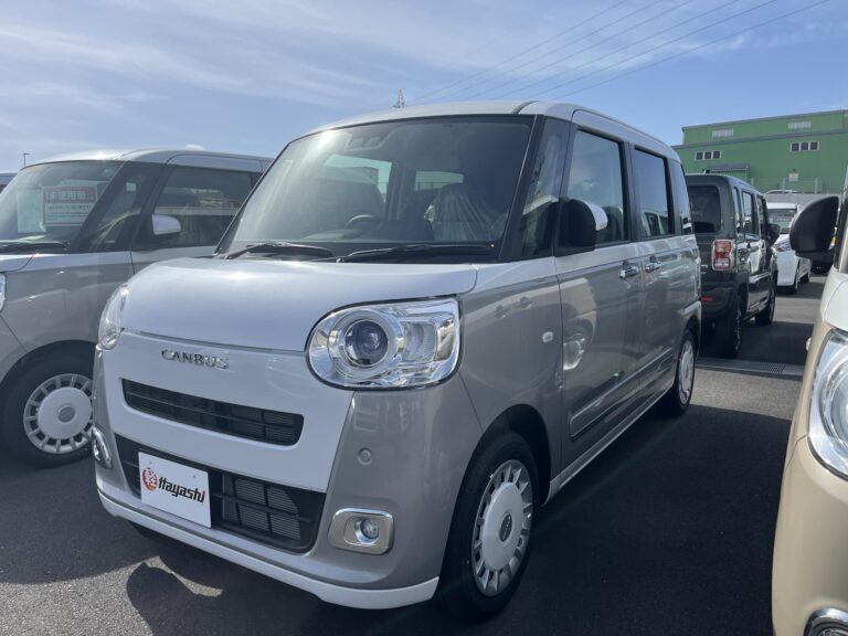 ダイハツ ムーヴキャンバス ストライプスG 届出済未使用車 走行距離10km以下 車検1年以上あり 車台番号374