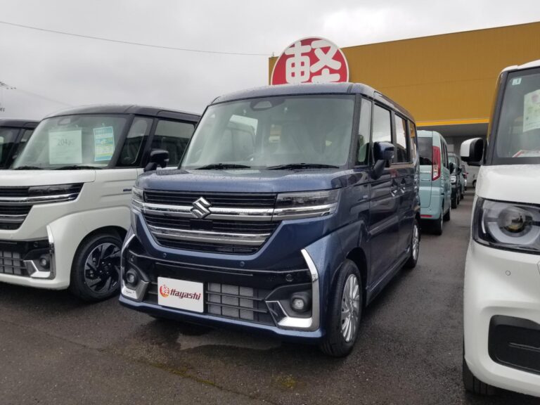 スズキ スペーシア カスタム HYBRID GS 届出済未使用車 走行距離10km以下 車検1年以上あり 車台番号086