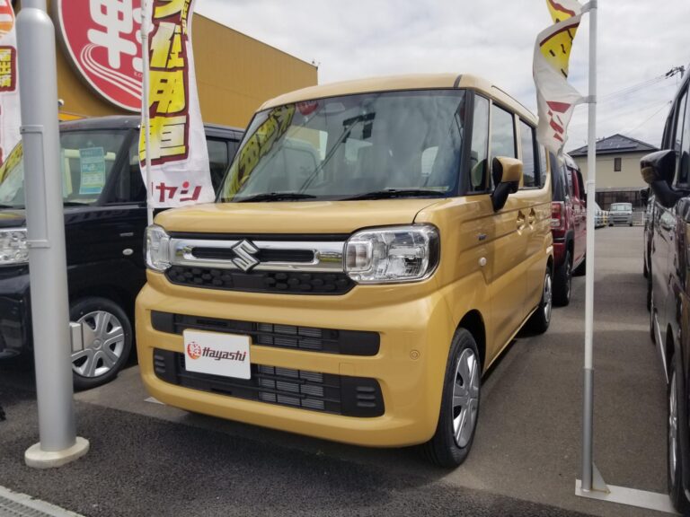 スズキ スペーシア HYBRID G 届出済未使用車 走行距離10km以下 車検1年以上あり 車台番号210