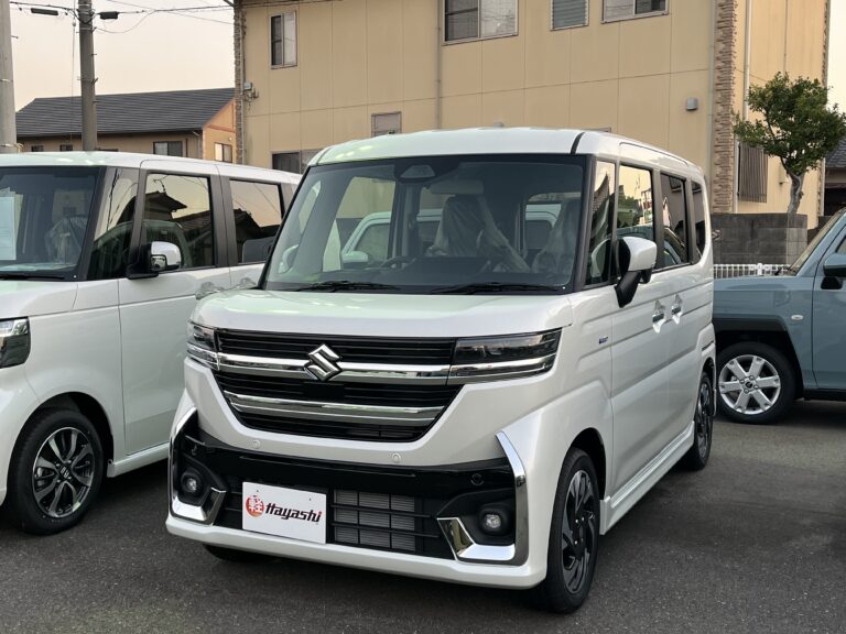 スズキ スペーシア カスタム HYBRID XS 届出済未使用車 走行距離10km以下 車検1年以上あり 車台番号660