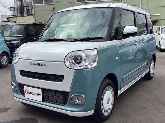 ダイハツ ムーヴキャンバス ストライプスG 届出済未使用車 走行距離10km以下 車検1年以上あり 車台番号494