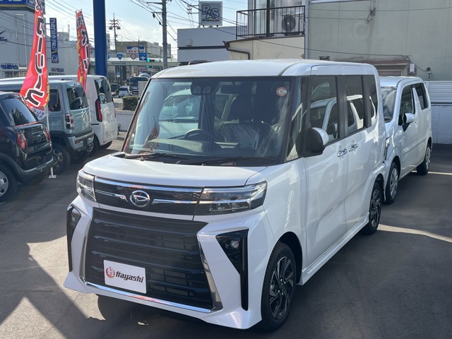 ダイハツ タント カスタムX 届出済未使用車 走行距離1,000km以下 車検1年以上あり 車台番号010