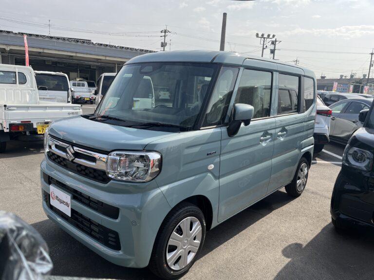 スズキ スペーシア HYBRID G 届出済未使用車 走行距離10km以下 車検1年以上あり 車台番号157