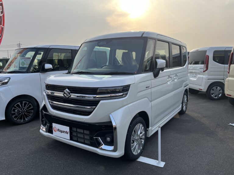 スズキ スペーシア カスタム HYBRID GS 届出済未使用車 走行距離10km以下 車検1年以上あり 車台番号582