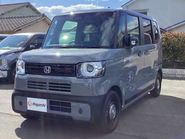 ホンダ N-BOX JOY 2トーン 届出済未使用車 走行距離10km以下 車検1年以上あり 車台番号674