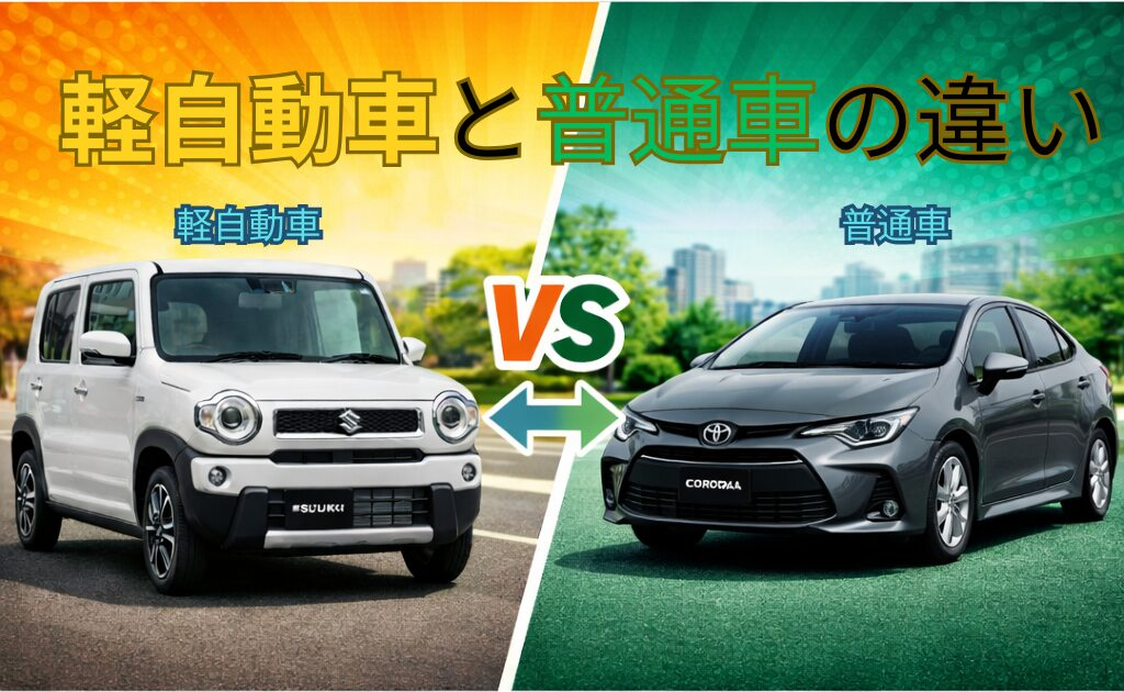 軽自動車と普通車の違いとは！税金などの維持費も解説