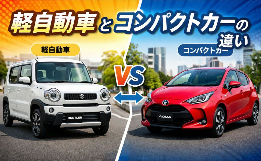 軽自動車とコンパクトカーの違いとは？自分に合うのはどっち？