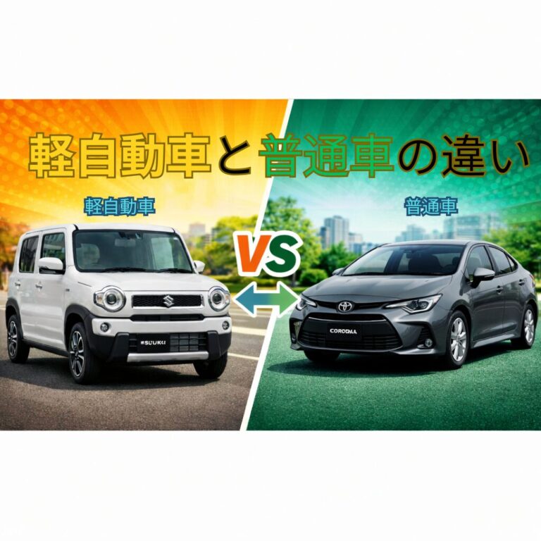 軽自動車と普通車の違いとは！税金などの維持費も解説