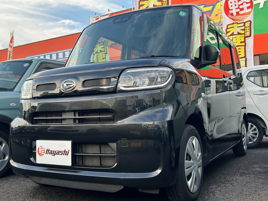ダイハツ タント X 中古車 走行距離55,262km 84.5万円 ブラックマイカ