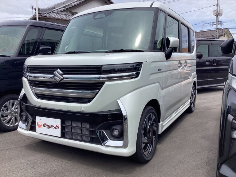 スズキ スペーシア カスタム HYBRID XS 届出済未使用車 中古車 走行距離10km以下 車検1年以上あり 車台番号816