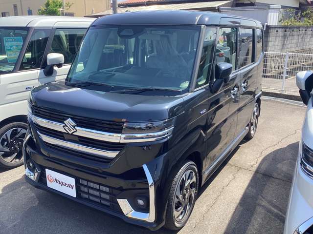 スズキ スペーシア カスタム HYBRID XS 届出済未使用車 中古車 走行距離10km以下 車検1年以上あり 車台番号174