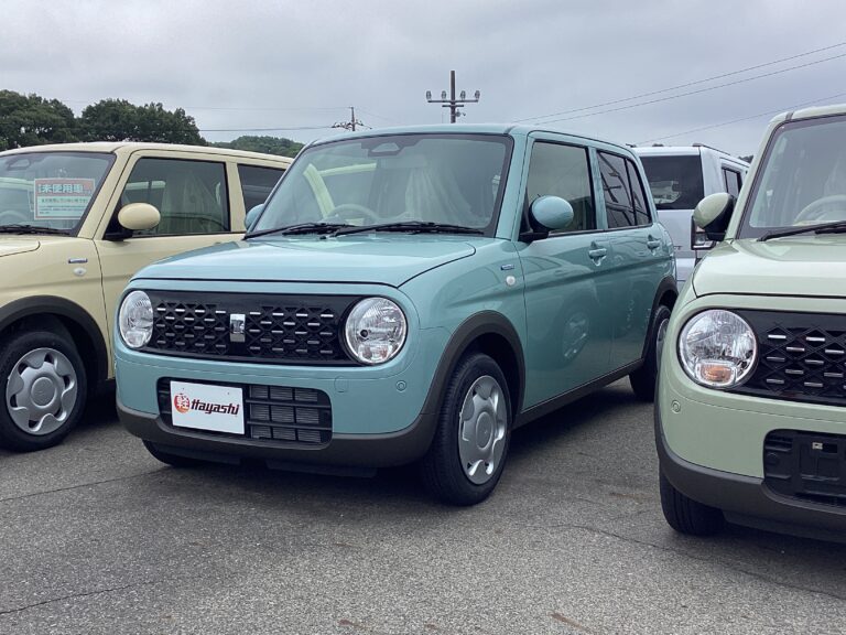 スズキ アルトラパン HYBRID G 届出済未使用車 中古車 走行距離3km 149.9万円 オフブルーメタリック 車台番号885