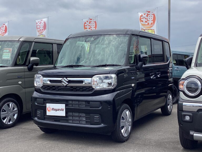 スズキ スペーシア HYBRID G 届出済未使用車 中古車 走行距離6km 149.9万円 ブルーイッシュブラックパール3 車台番号479
