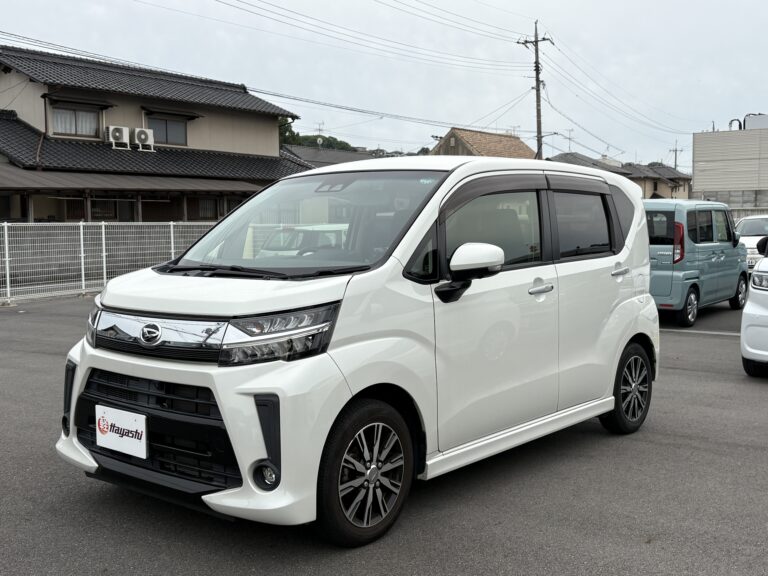 ダイハツ ムーヴ カスタムX LTDⅡ SAⅢ 中古車 走行距離51,098km 79.9万円 パールホワイトⅢ 車台番号018