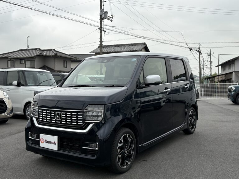 ホンダ N-WGN カスタムLターボ ホンダセンシング 中古車 走行距離72,564km 99.9万円 ミッドナイトブルービームメタリック/スタリーシルバーメタリック 車台番号765