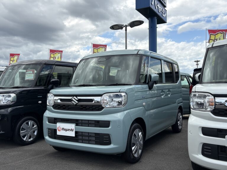 スズキ スペーシア HYBRID G 届出済未使用車 中古車 走行距離3km 144.9万円 オフブルーメタリック 車台番号545
