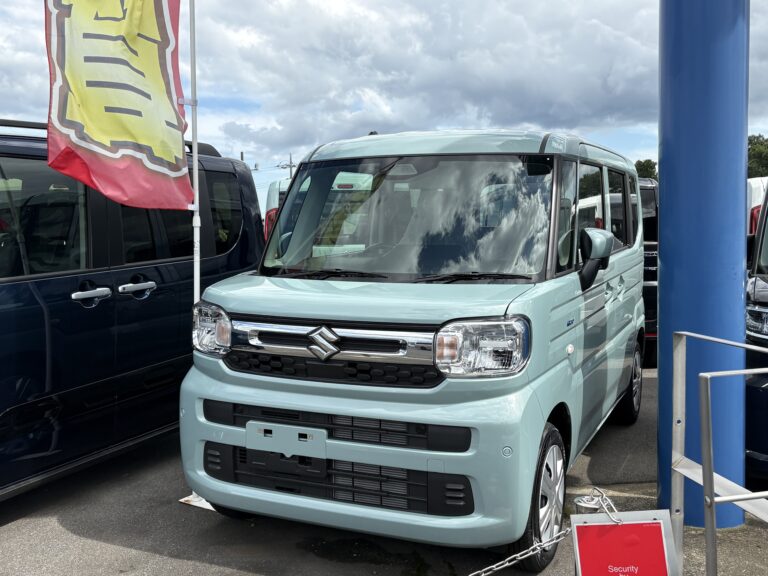 スズキ スペーシア HYBRID G 届出済未使用車 中古車 走行距離4km 149.9万円 オフブルーメタリック 車台番号475