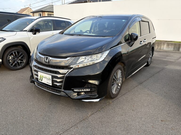 ホンダ オデッセイ アブソルートEXホンダセンシング 7人 中古車 走行距離75,756km 168.6万円 クリスタルブラックパール 車台番号440