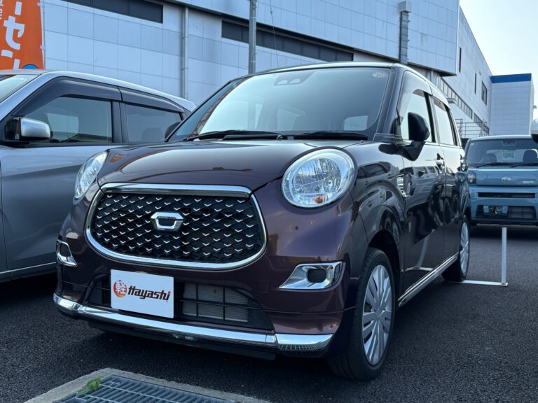 ダイハツ キャストスタイル XリミテッドSAⅢ 中古車 走行距離27,134km 109.9万円 プラムブラウンクリスタルマイカ 車台番号129