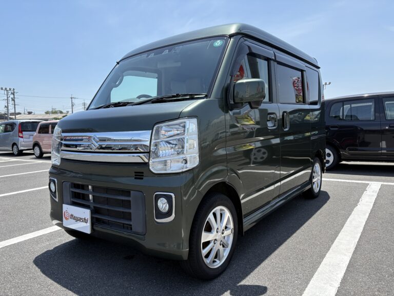 スズキ エブリィ PZターボ Hルーフ 中古車 走行距離63,730km 129.9万円 クールカーキパールメタリック 車台番号201