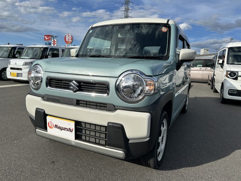 スズキ ハスラー ハイブリッドG 中古車 走行距離13,274km 129.9万円 オフブルーメタリック/ソフトベージ 車台番号724