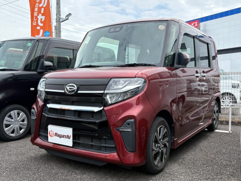 ダイハツ タント カスタムX 中古車 走行距離64,370km 109.9万円 ファイアークォーツレッドメタリック 車台番号468
