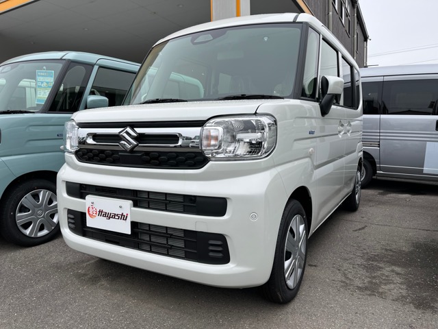 スズキ スペーシア HYBRID G 届出済未使用車 中古車 走行距離3km 149.9万円 ピュアホワイトパール 車台番号635