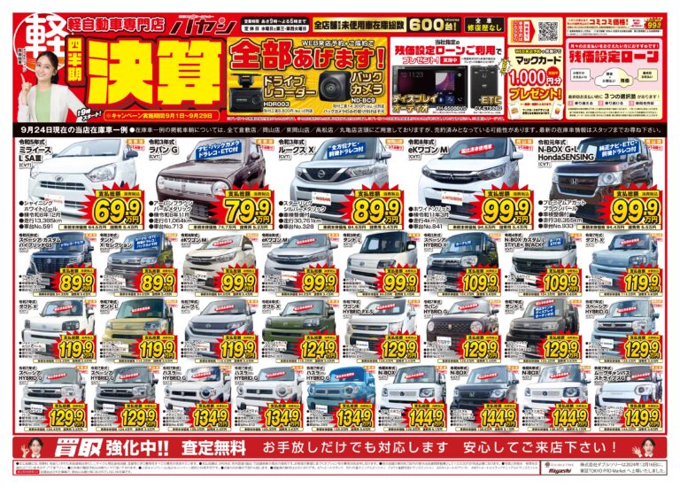 四半期決算！全部あげます！
