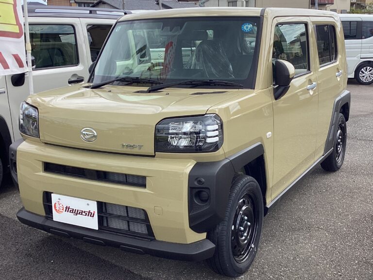 ダイハツ タフト X 届出済未使用車 中古車 走行距離4km 139.9万円 サンドベージュメタリック 車台番号910