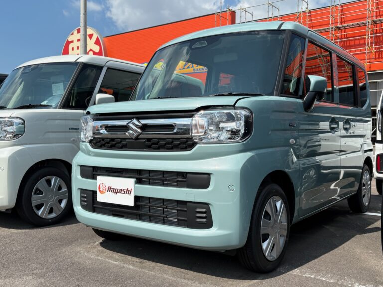 スズキ スペーシア HYBRID G 届出済未使用車 中古車 走行距離11km 149.9万円 オフブルーメタリック 車台番号566