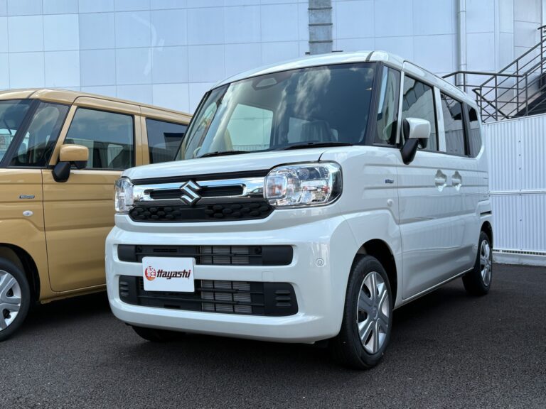 スズキ スペーシア HYBRID G 届出済未使用車 中古車 走行距離5km 149.9万円 ピュアホワイトパール 車台番号803